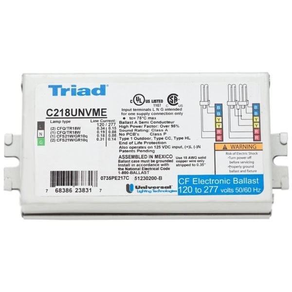 Ilb Gold Fluorescent Ballast, Replacement For Ballast, Cfm18W/Gx24Q CFM18W/GX24Q - main